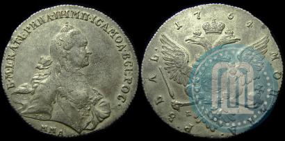 Picture 1 rouble 1764 year ММД-EI 