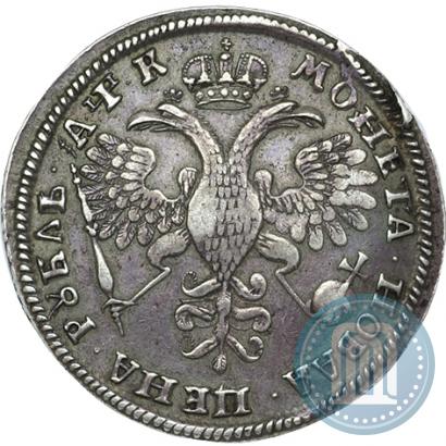Picture 1 rouble 1720 year OK "Portrait in armour"