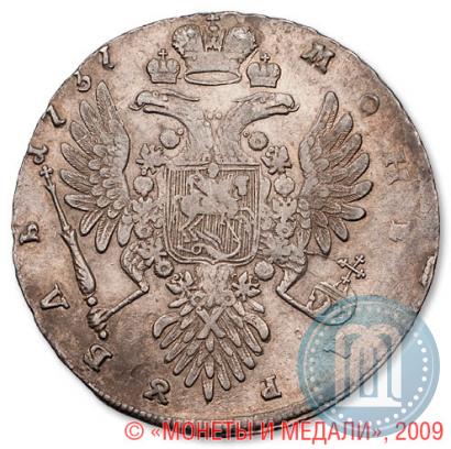 Picture 1 rouble 1737 year  "Type of 1735"