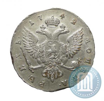 Picture 1 rouble 1742 year СПБ 