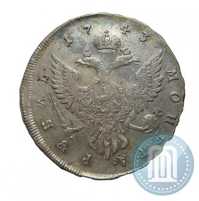 Picture 1 rouble 1743 year ММД 