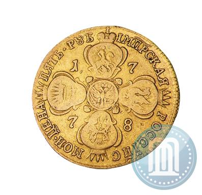 Фото 5 рублей 1778 года СПБ 