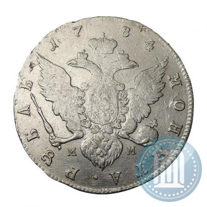 Фото 1 рубль 1784 года СПБ-ММ 