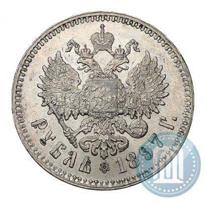 Picture 1 rouble 1897 year (**) 