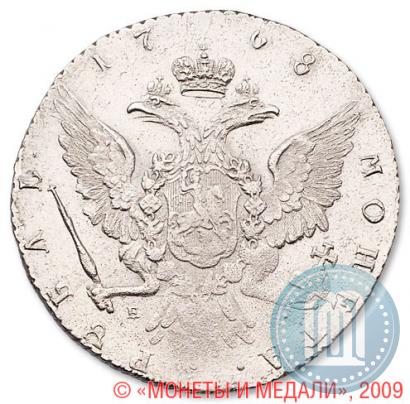 Picture 1 rouble 1768 year ММД-EI 
