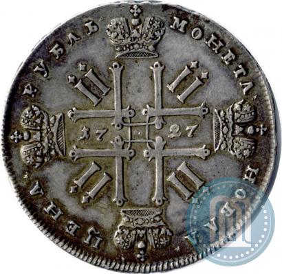 Picture 1 rouble 1727 year  "Moscow type"