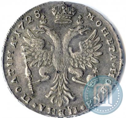 Фото Полтина 1728 года  