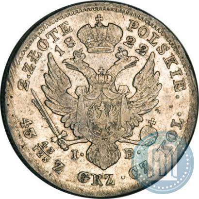 Picture 2 złote 1822 year IB 
