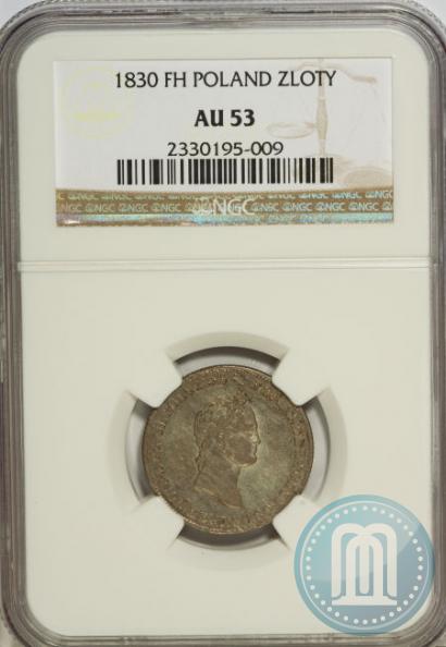 Picture 1 złoty 1830 year FH 