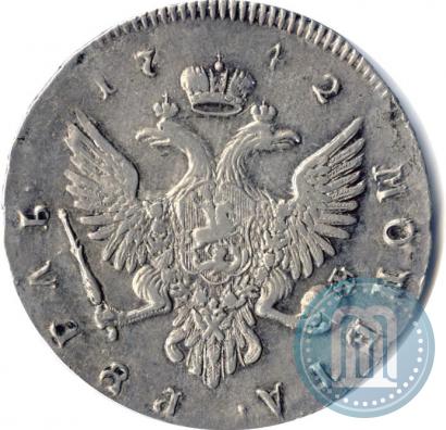 Фото 1 рубль 1742 года ММД 