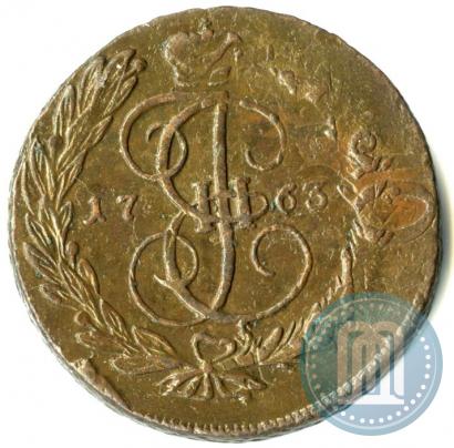 Picture 5 kopecks 1763 year ММ 