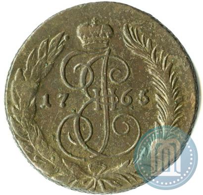 Фото 5 копеек 1765 года СМ 