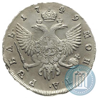 Picture 1 rouble 1749 year СПБ 
