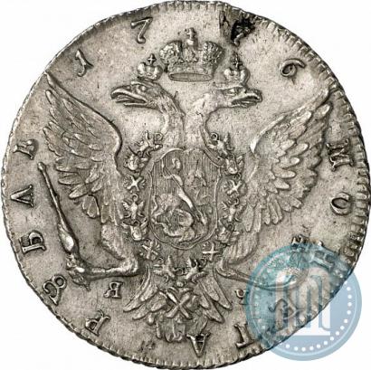 Фото 1 рубль 1776 года СПБ-ЯЧ 