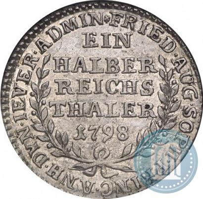 Picture Ein halber reichsthaler 1798 year  "Dutchy of Jever"