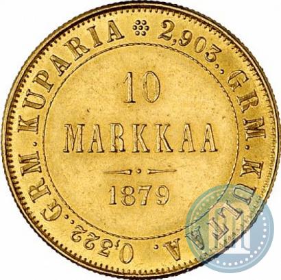 Picture 10 markkaa 1879 year S 