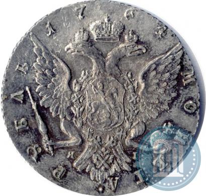 Picture 1 rouble 1764 year СПБ-ЯI 