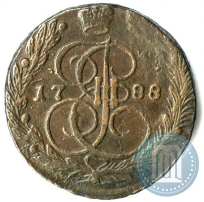 Picture 5 kopecks 1788 year ЕМ 