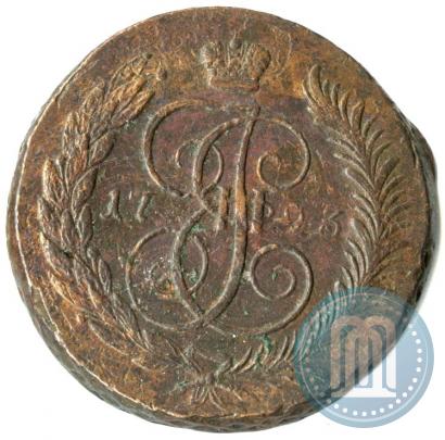Фото 5 копеек 1793 года ЕМ "Павловский перечекан"