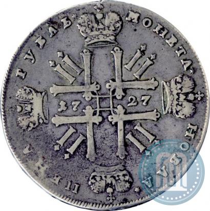 Фото 1 рубль 1727 года  "Московский тип"