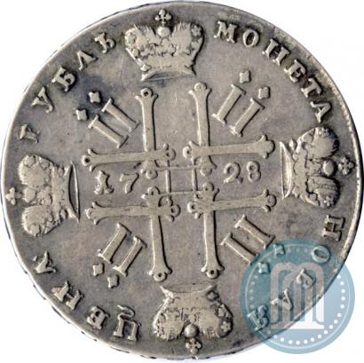 Picture 1 rouble 1728 year  "Type of 1728"