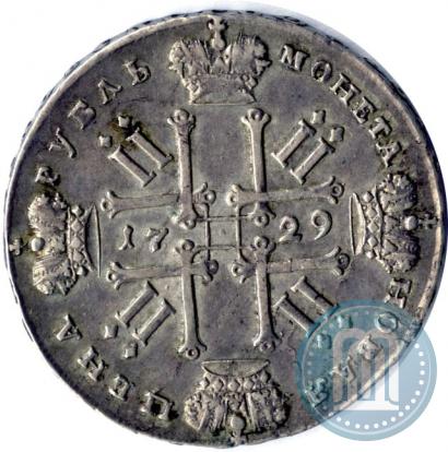 Фото 1 рубль 1729 года  "Тип 1728"