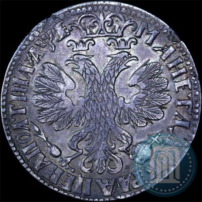 Фото Полтина 1705 года  "Портрет работы Ф. Алексеева"