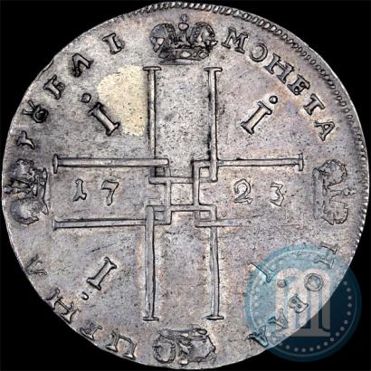Фото 1 рубль 1723 года OK "Портрет в горностаевой мантии"