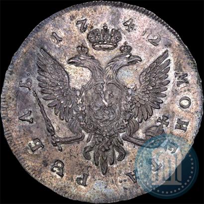 Picture 1 rouble 1742 year СПБ 