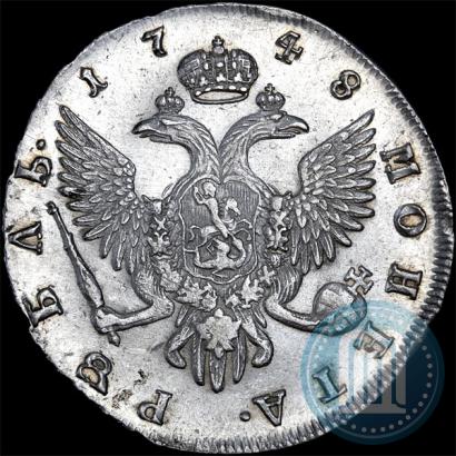 Picture 1 rouble 1748 year СПБ 
