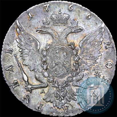 Picture 1 rouble 1766 year СПБ-АШ 