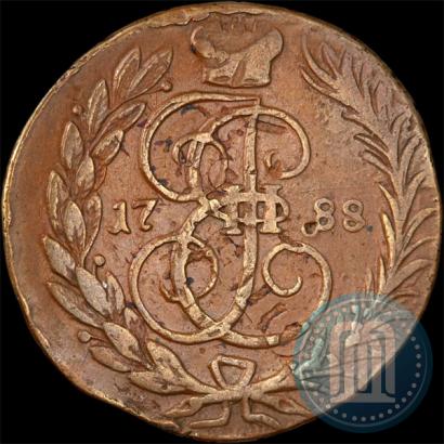 Picture 1 kopeck 1788 year ММ 