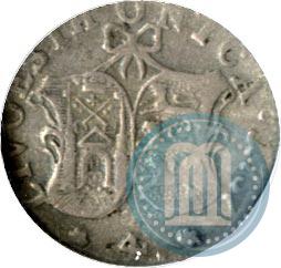 Picture 4 kopecks 1757 year  "For Livonia"