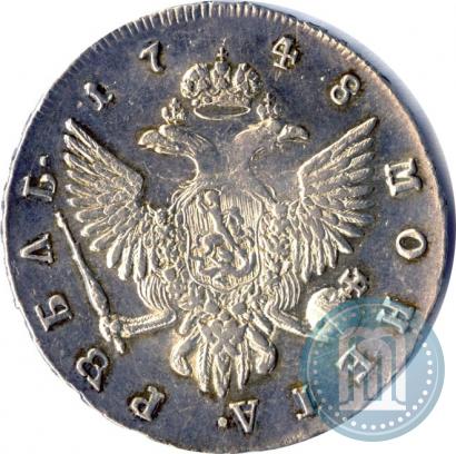 Picture 1 rouble 1748 year СПБ 