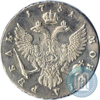 Picture 1 rouble 1751 year ММД 