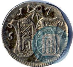 Фото 2 копейки 1757 года  "Ливонез"
