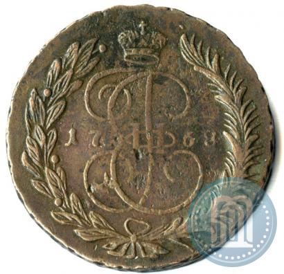 Фото 5 копеек 1768 года ММ 
