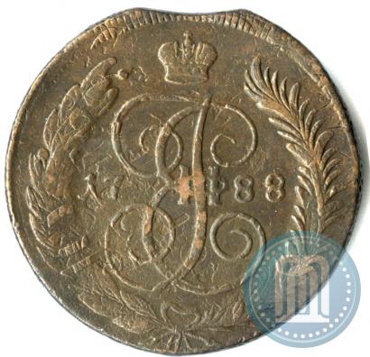 Фото 5 копеек 1788 года ММ 