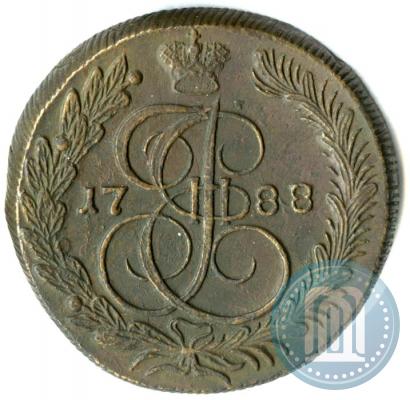 Фото 5 копеек 1788 года КМ 