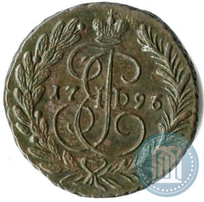 Фото 2 копейки 1796 года ЕМ 