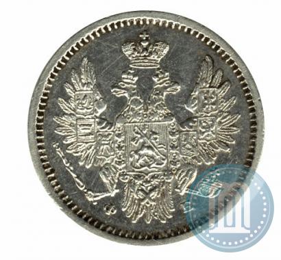 Фото 5 копеек 1856 года СПБ-ФБ 