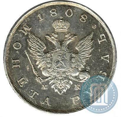 Picture 1 rouble 1808 year СПБ-МК 
