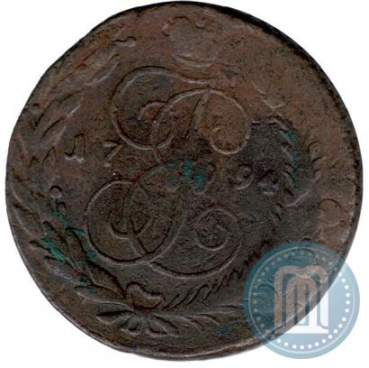 Фото 5 копеек 1794 года ЕМ "Павловский перечекан"