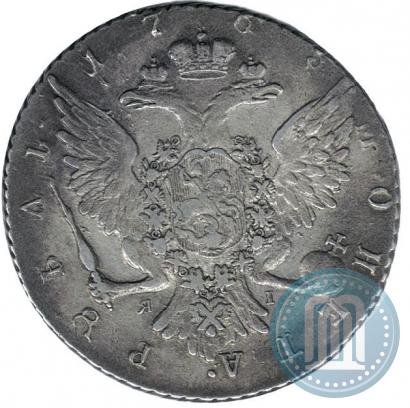 Picture 1 rouble 1765 year СПБ-ЯI 