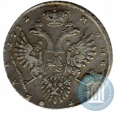 Фото 1 рубль 1732 года  