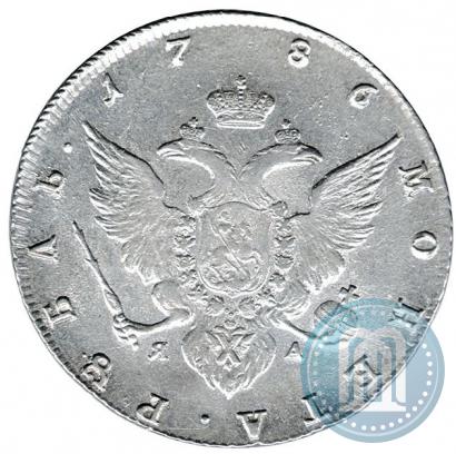 Picture 1 rouble 1786 year СПБ-ЯА 
