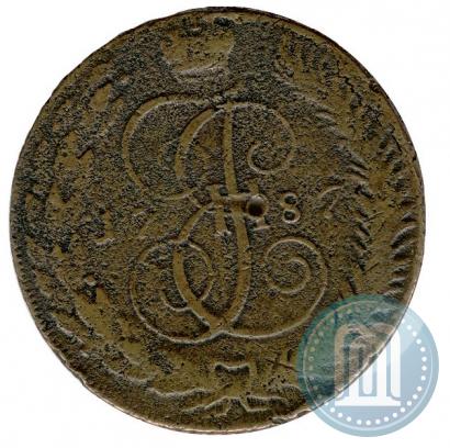 Picture 5 kopecks 1787 year ТМ 