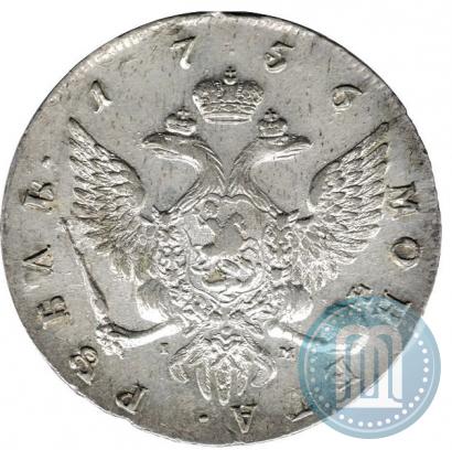 Picture 1 rouble 1756 year СПБ-IМ 