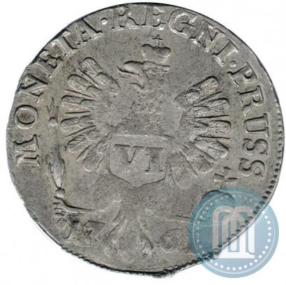 Picture 6 groszy 1761 year  
