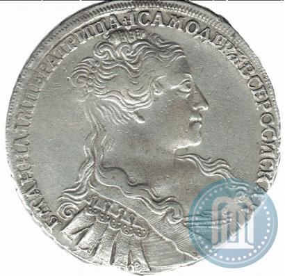 Фото 1 рубль 1734 года  "Тип 1734 года"